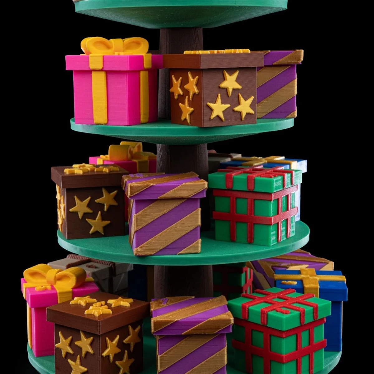Tree Top Gifts Christmas Countdown - 3D Printed