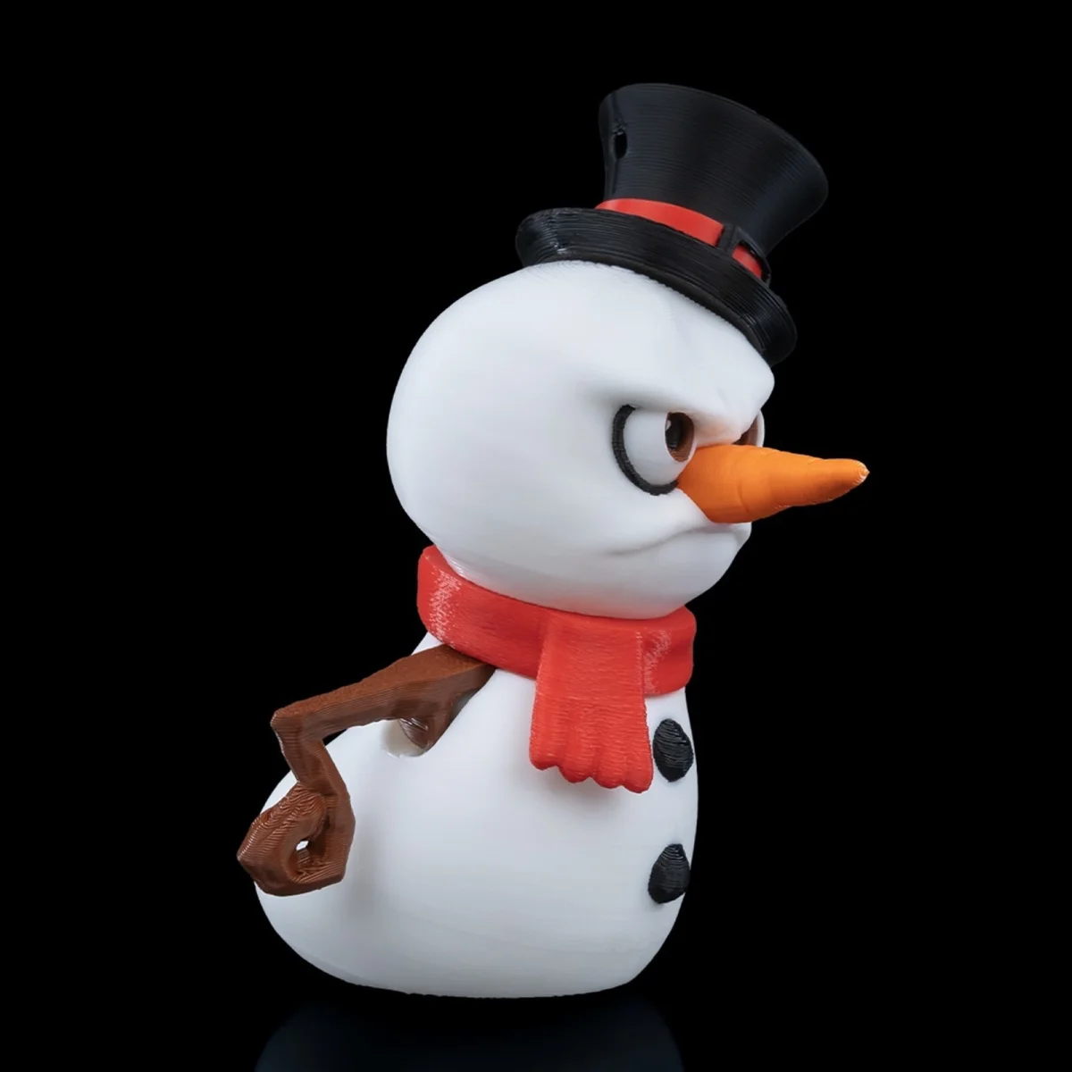 Mr Frosty Christmas Ornament x3 - 3D Printed