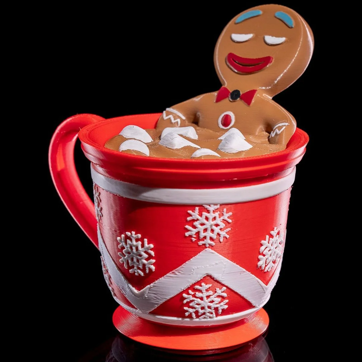 Gingerbread Jacuzzi Storage Christmas - 3D Printed