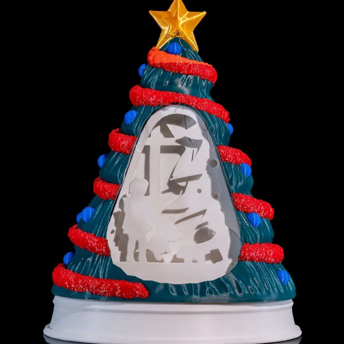 Christmas Tree Night Light - 3D Printed