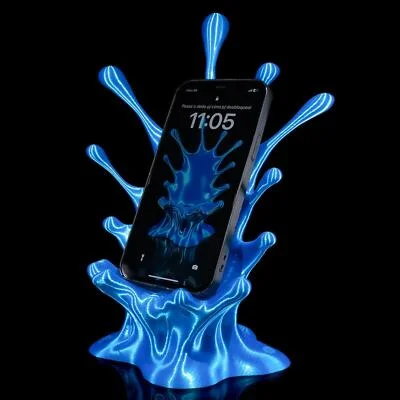 Water Splash Phone Holder - 3D Printed