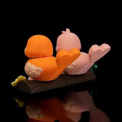 Tweethearts / Bird Valentines / Desk Buddies - 3D Printed