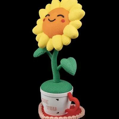 A-mug-urumi Flower - Custom Container / Valentines Desk Decoration - 3D Printed