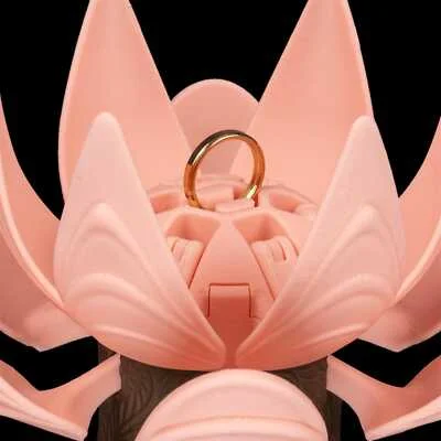 Blooming Promise - Ring Box / Valentines Desk Decoration - 3D Printed