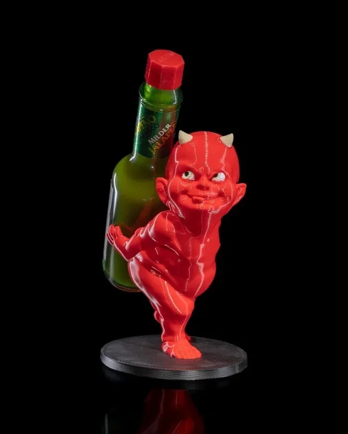 Diablillo Tabasco Holder - 3D Printed