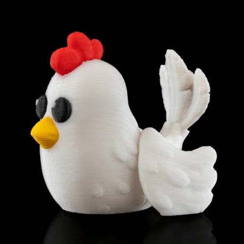 Polly, The Chicken - 3D Printed Farm Animal, Articulated