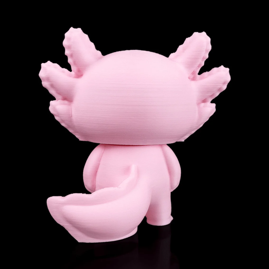 Gloomy Axolotl - KeyChain / Desk Pet - 3D Printed