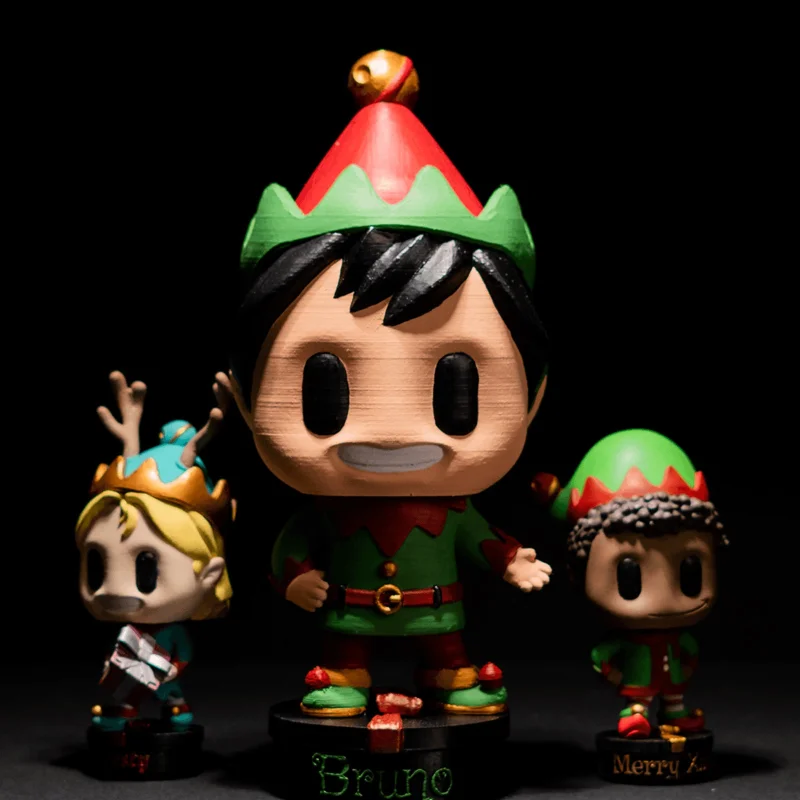 Customizable Elves Christmas - 3D Printed