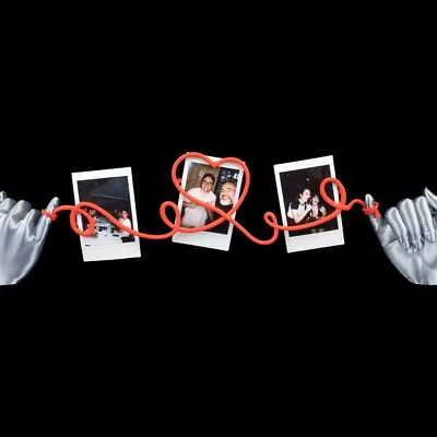 Heartstring Photo String Display / Valentines Gift - 3D Printed