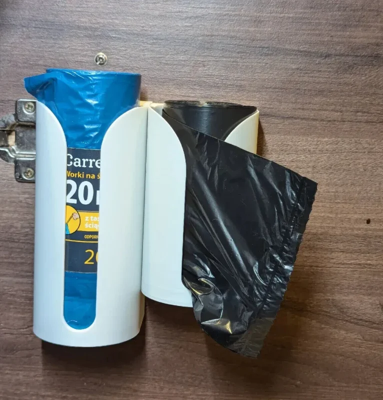 Door Trash Bag Holder - 3D Printed