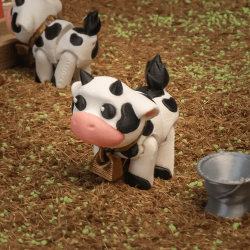 Daisy The Cow - 3D Printed Farm Animal, Articulated