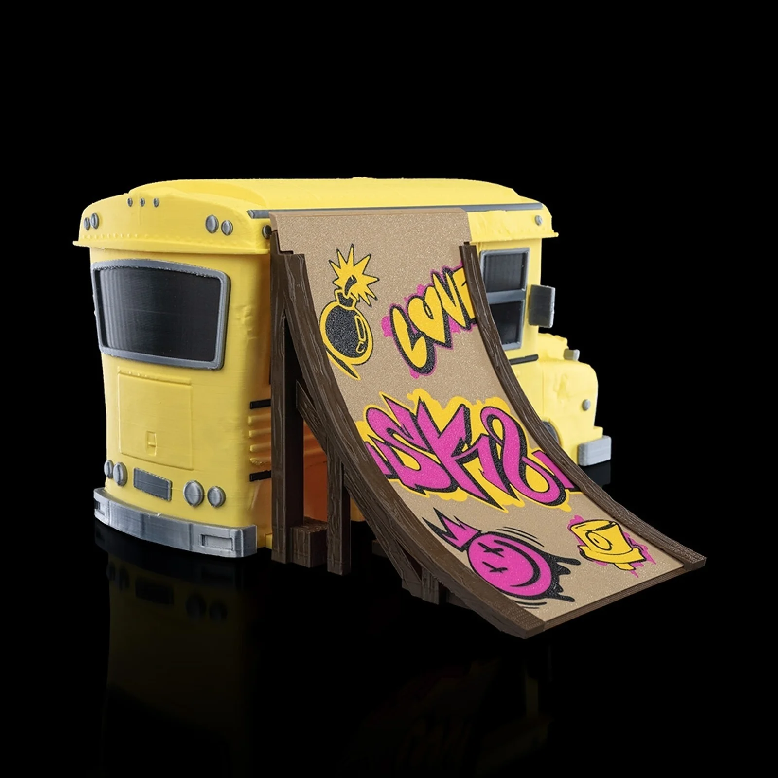 Finger Skate/Skating Park - 3D Printed Bus Ramp