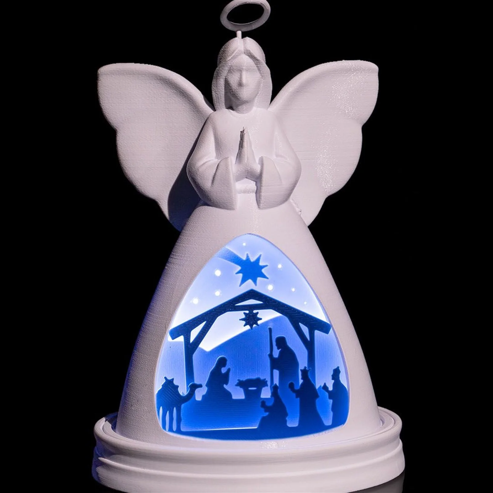 Christmas Angel Night Light - 3D Printed