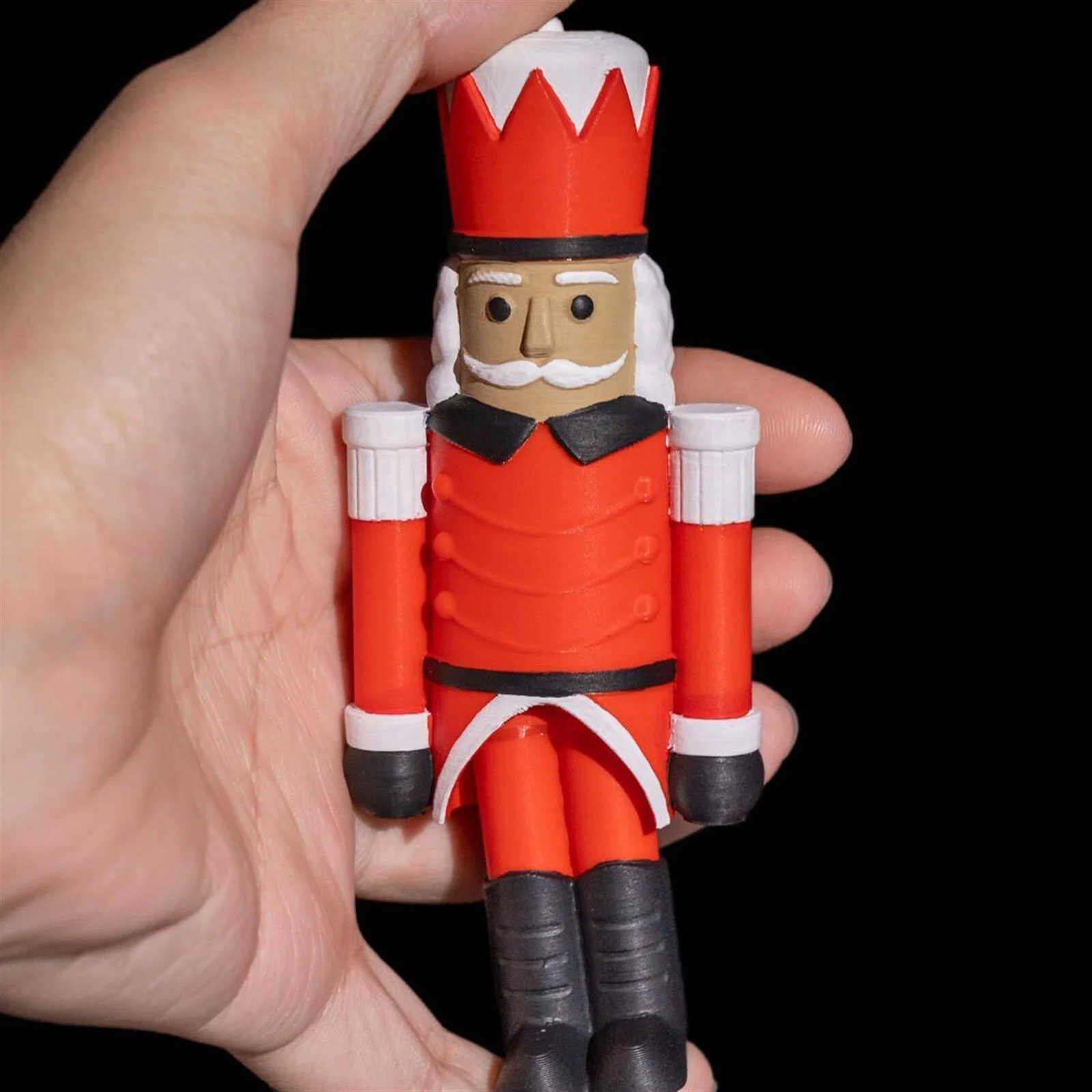 Jumping Nutcracker Christmas - 3D Printed