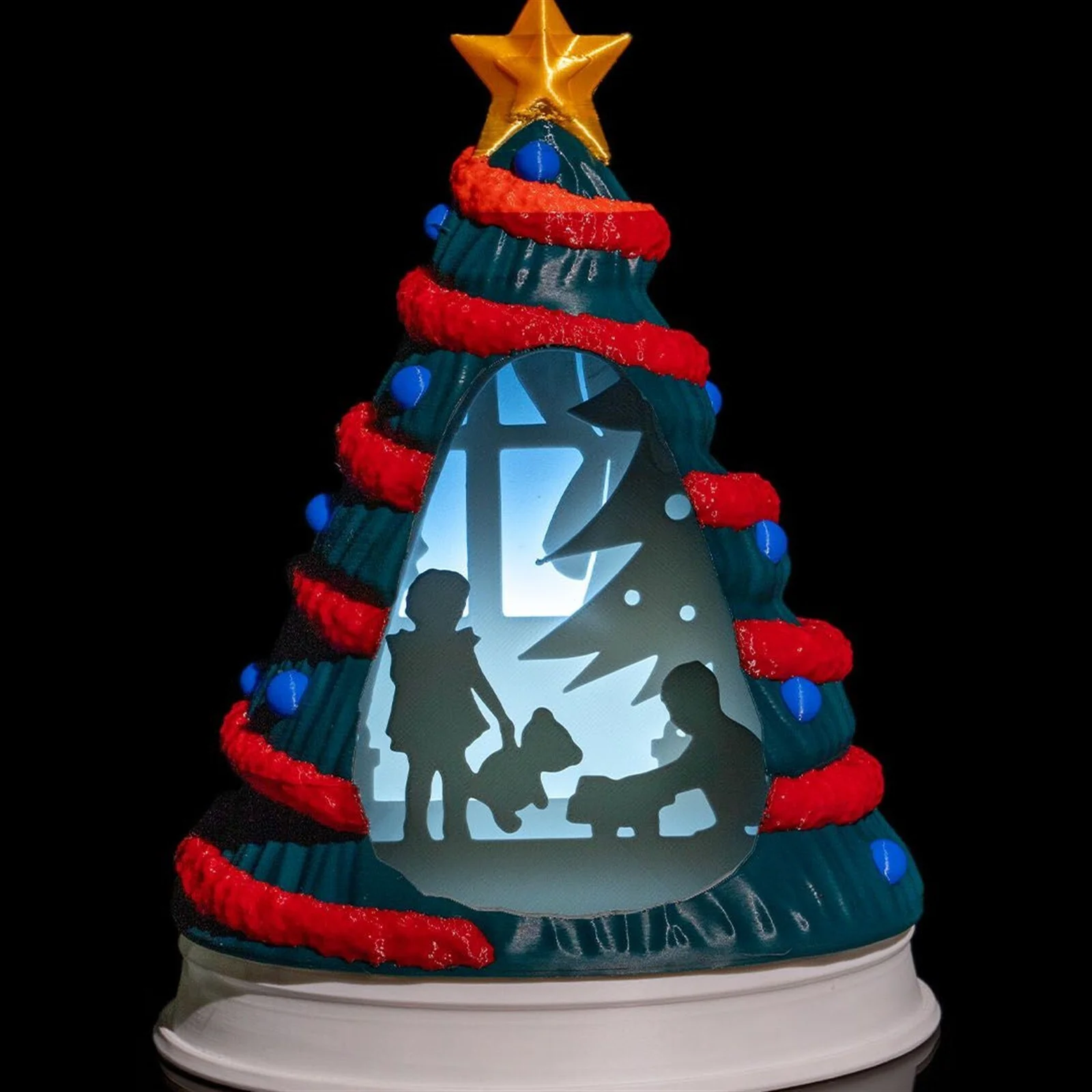 Christmas Tree Night Light - 3D Printed