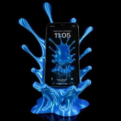 Water Splash Phone Holder - 3D Printed