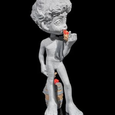 Pizzaiolo David Ornament / Statue - 3D Printed