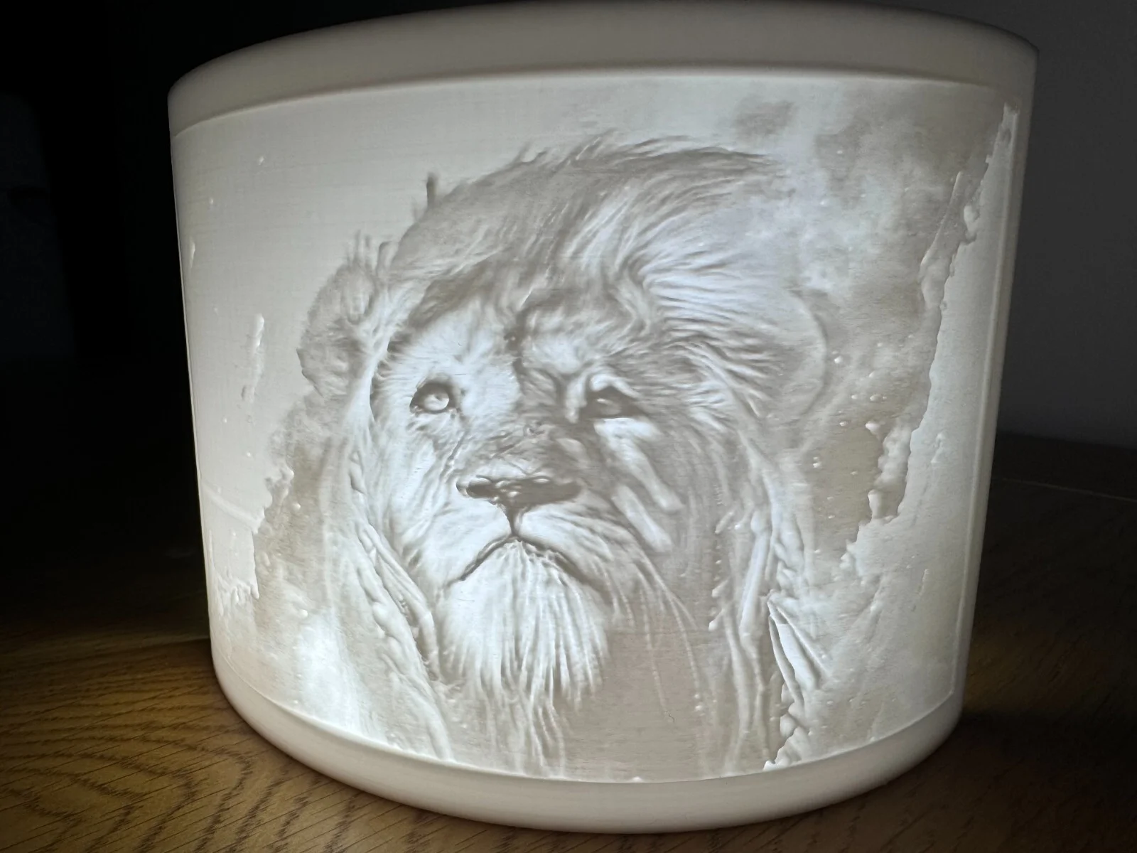 Customized Personalized Lithophane Night Light - 3D Printed