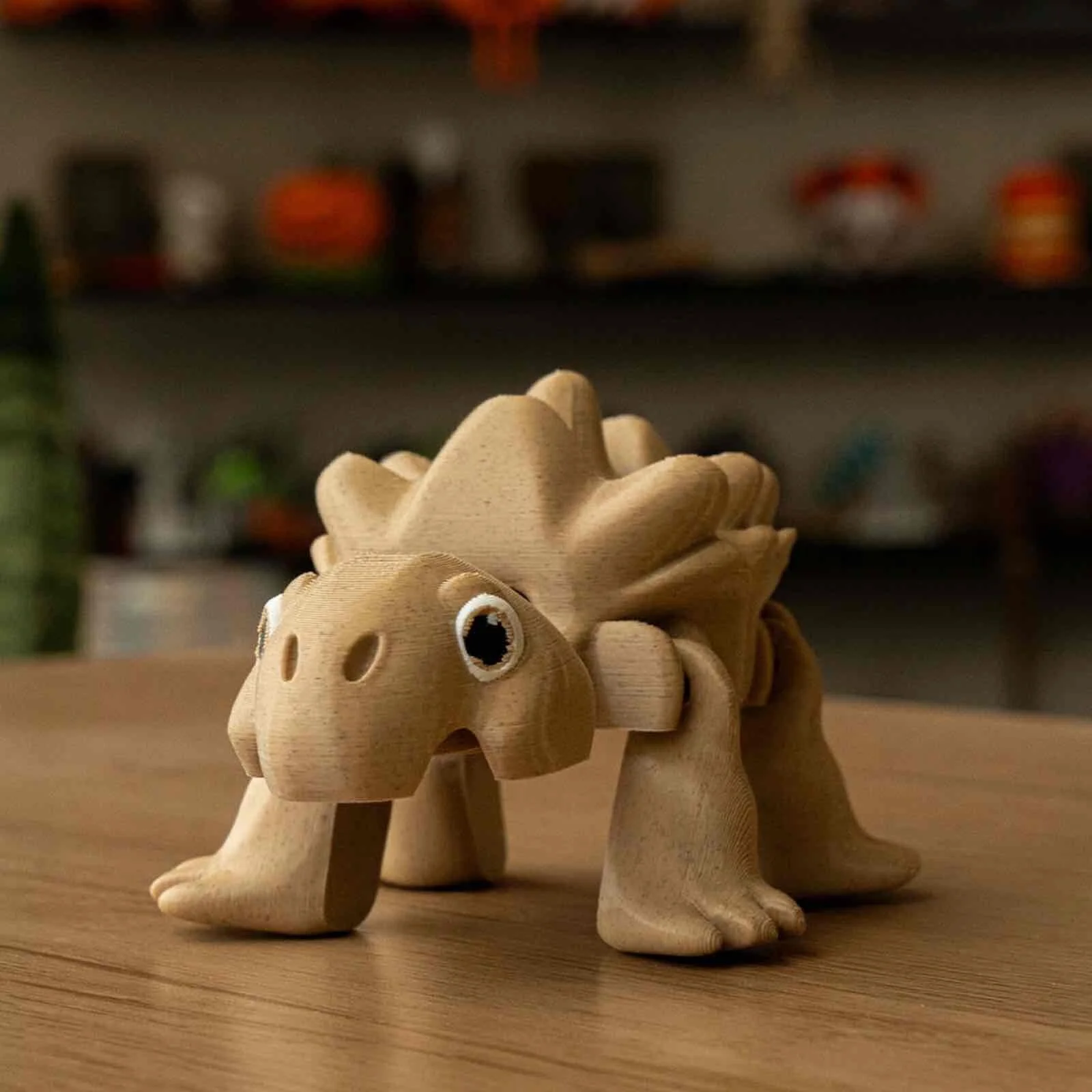 3D Printed Tired Turtle, Articulated Fidget Toy, Desk Buddy, Fidget Pet