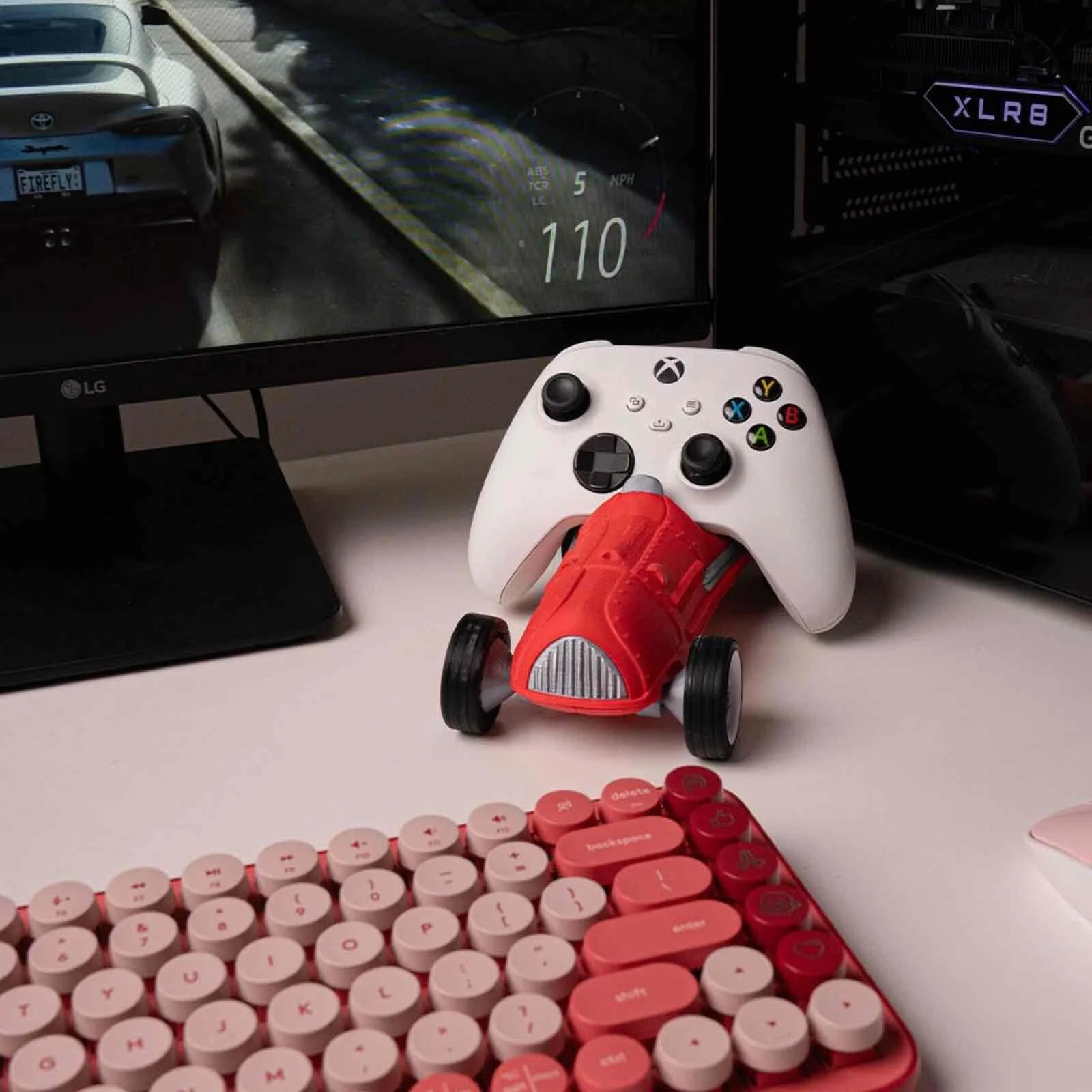 Racing Car Controller Stand - 3D Printed
