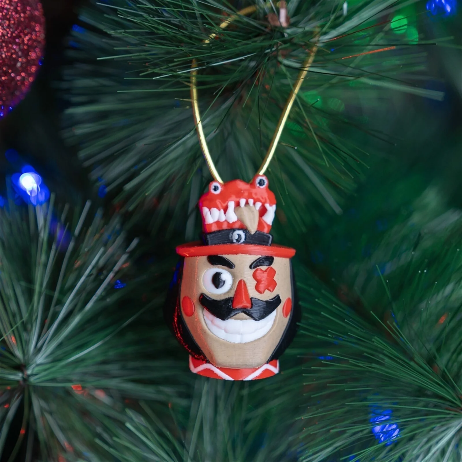 Mimicracker Nutcracker Christmas Ornament x5 - 3D Printed